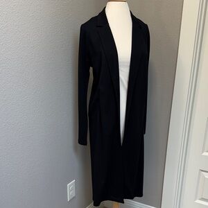 Monrow black light duster open top coat xsmall